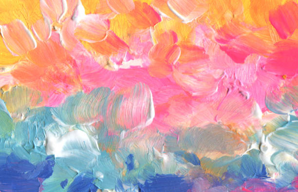 istock Abstract acrylic and watercolor painted background. Texture paper. 655853926