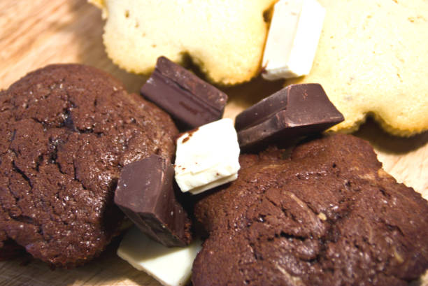 istock Cupcake Dessert with black and white chocolate 655868448