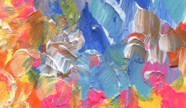istock Abstract acrylic and watercolor painted background. Texture paper. 655874226