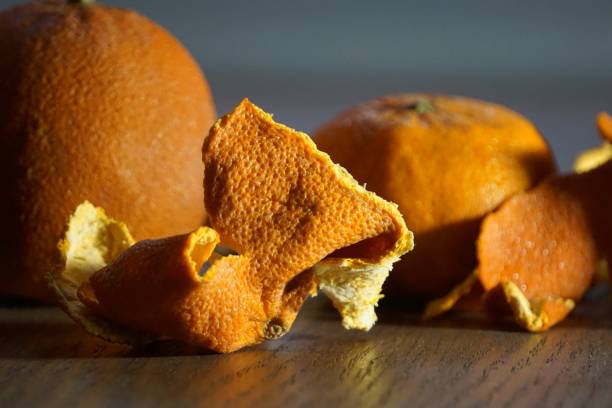 istock Orange, tangerine and dry peels 655874620