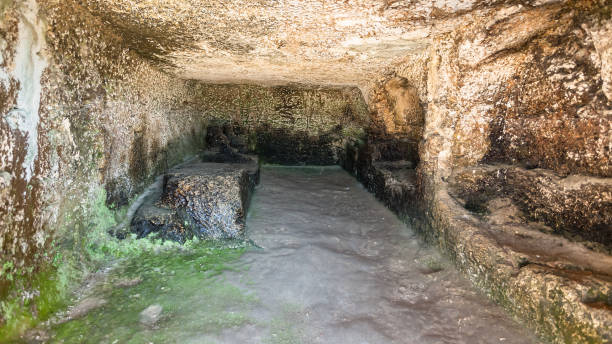 istock artificial cave of ancient Greek theater 655886856