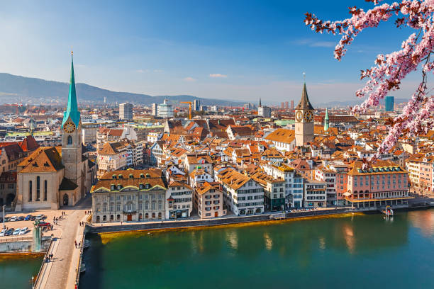 istock Zurich aerial view 655902360