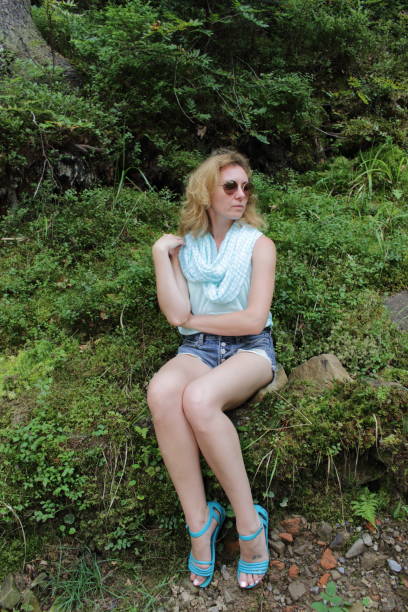 istock Woman at mountains. 655904124