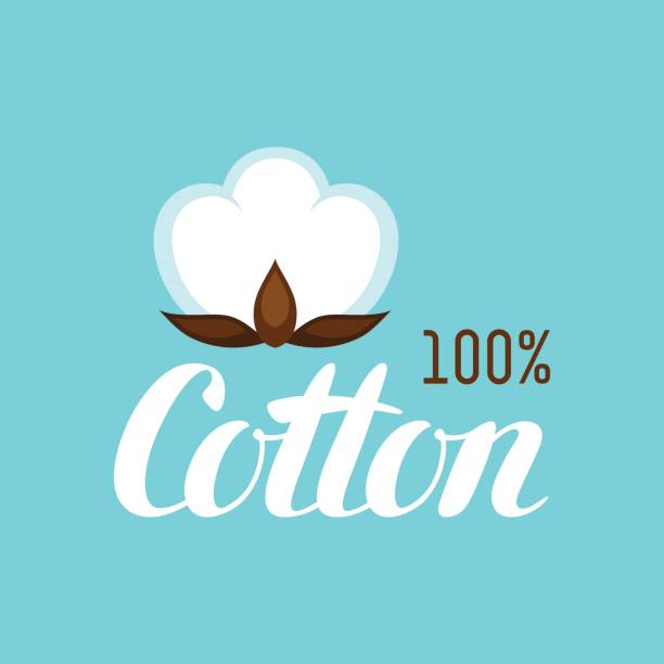 illustrations, cliparts, dessins animés et icônes de étiquette de coton. emblème d’habillement et de la rente - southwest usa floral pattern textile textured