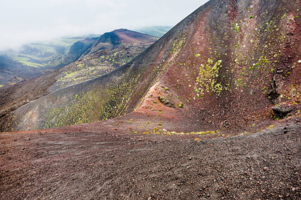istock cloud over craters on Etna Volcano in Sicily 655916476