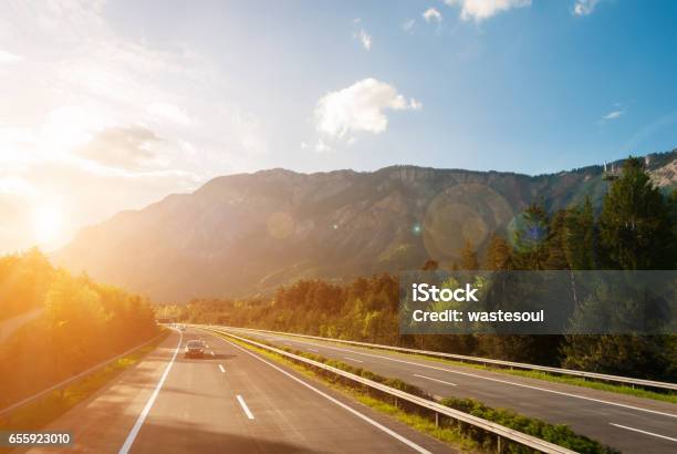 Motorway Stock Photo - Download Image Now - Highway, Car, Autobahn