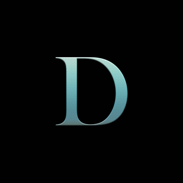 istock Letter of the alphabet on a black background 655927218