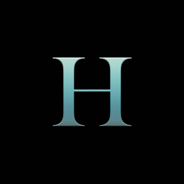 Letter of the alphabet on a black background