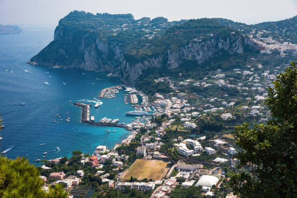 istock Aerial view of Capri Island 655927354
