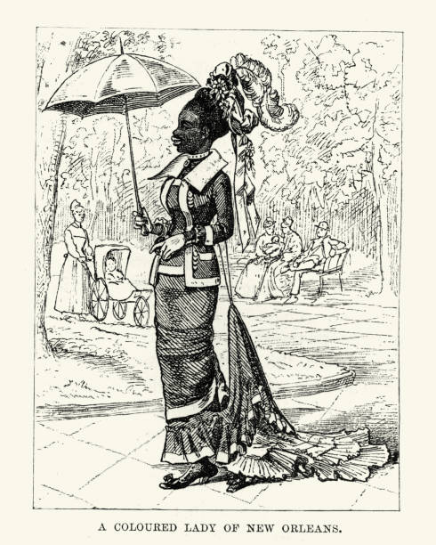 istock African american lady of New Orleans, 19th Century 655928098