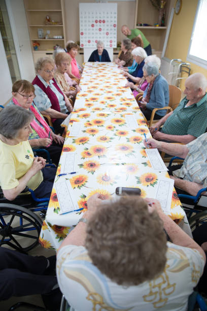 istock Leisure Activity - Bingo For Seniors In The Retirement Community 655933902