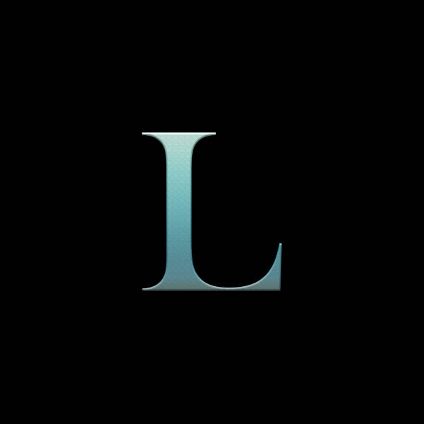 istock Letter of the alphabet on a black background 655947092