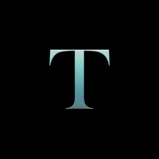 istock Letter of the alphabet on a black background 655951556