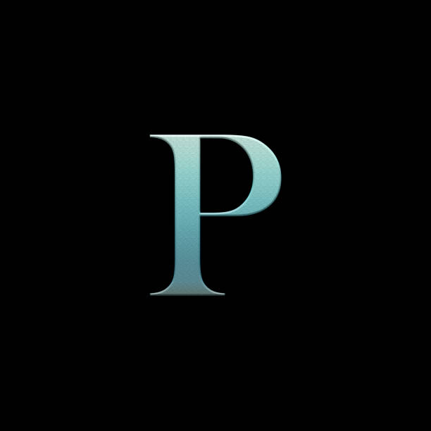istock Letter of the alphabet on a black background 655953916