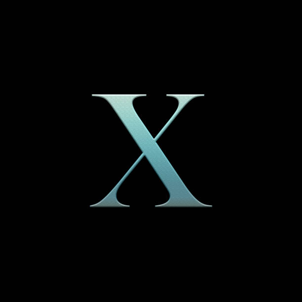istock Letter of the alphabet on a black background 655953988