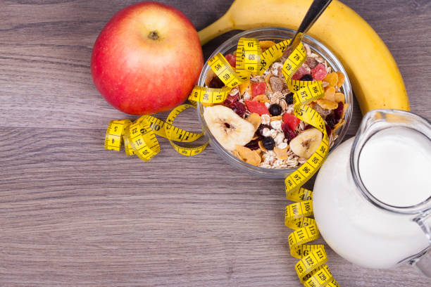istock Diet concept on a wooden background 655982410