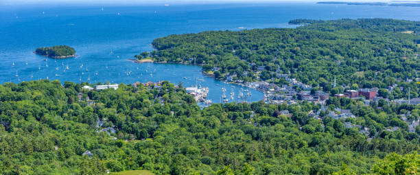 istock Camden Harbor from Mount Battie 655985760