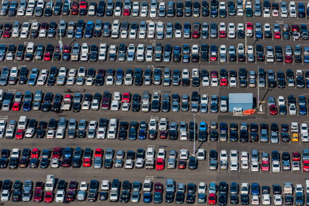 istock Sydney airport carpark. 655994372