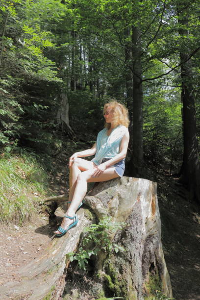 istock Woman in the forest. 656005722