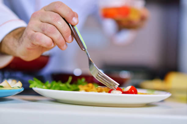 istock Chef starts preparing omelet. Only clean products. 656011844