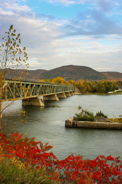 istock bridge for train going in st-hilaire from beloeil in quebec 656012342