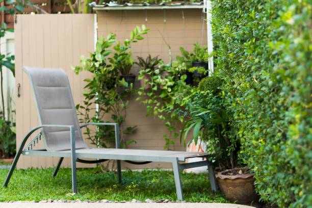 istock Chair in the grass. 656029394
