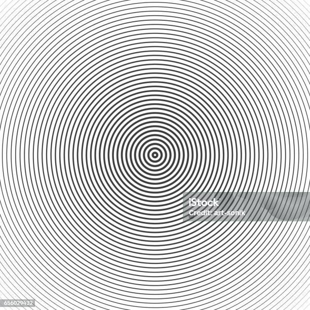 Concentric Circle Elements Stock Illustration - Download Image Now - Concentric, Pattern, Ring - Jewelry