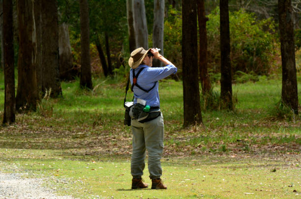 istock Mature woman birdwatching 656035674
