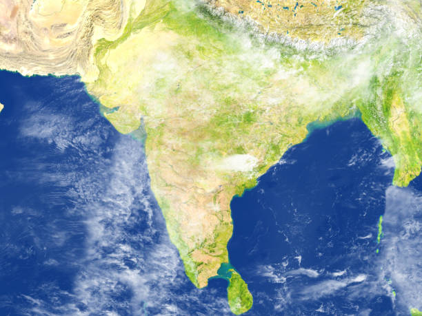 istock Indian subcontinent on planet Earth 656042920