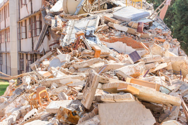 istock closeup of building demolition after earthquake 656043586
