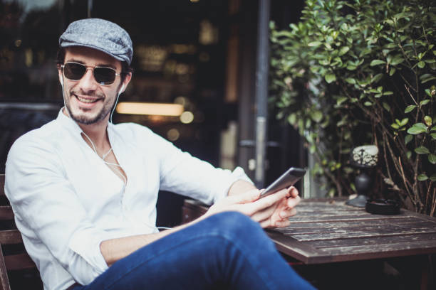 istock Man listening music 656043674