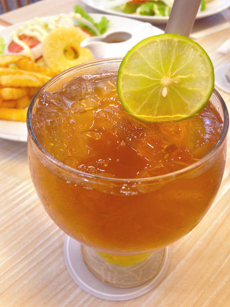 istock glass of ice tea with lemon 656060940