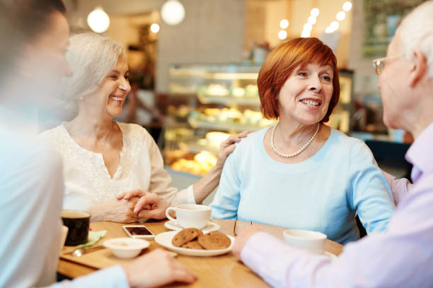 istock Get-together of senior friends 656071662