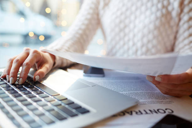 istock Legal Expert Working in Cafe 656072452