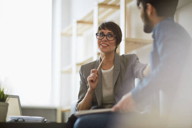 istock Casual Business Meeting in Office 656073054