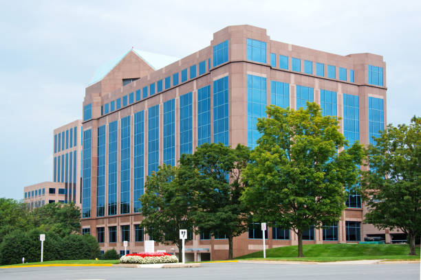 istock Modern Corporate Office in Downtown Financial District 656083366