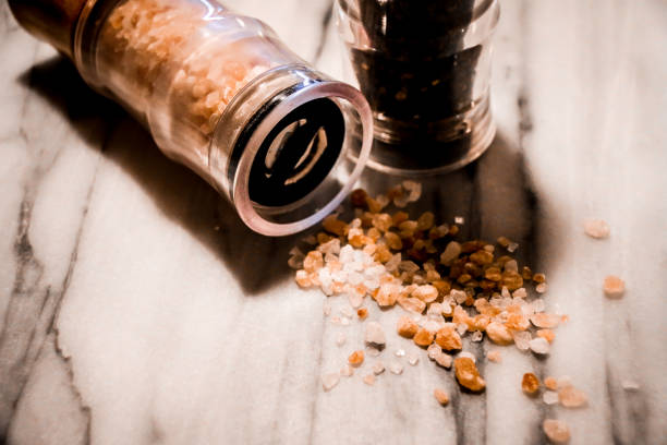istock Himilayan pink sea salt and fresh cracked pepper 656093090