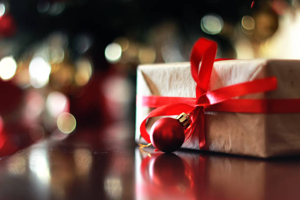 istock gift christmas ball and train 656115274