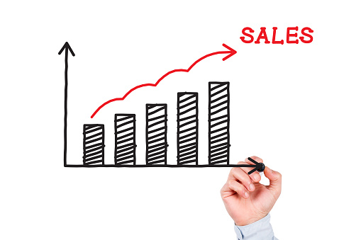 Sales Chart Concept