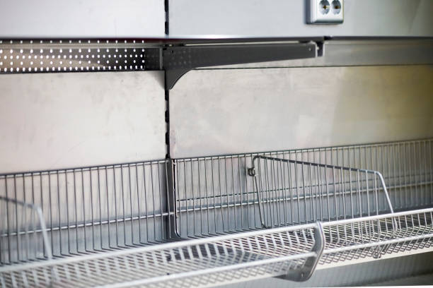 istock installation of racks for trade, Assembly and disassembly 656128872