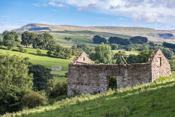 paisaje cerca de kirkby stephen, cumbria, reino unido - kirkby stephen fotografías e imágenes de stock