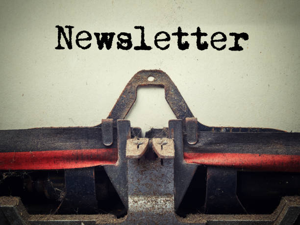 istock Vintage typewriter newsletter text 656131064
