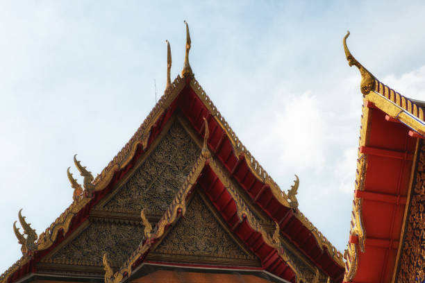 istock Wat Kalayanamit Temple details, Bangkok, Thailand 656138078