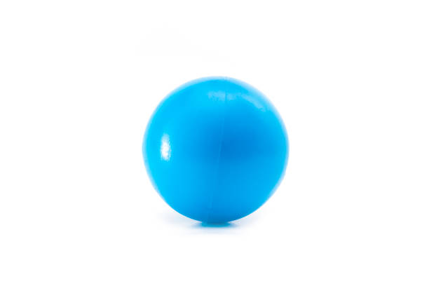 balle anti-stress sur fond blanc - massage ball photos et images de collection