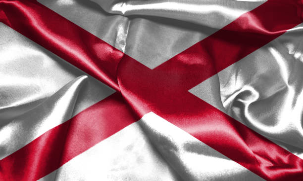 istock Northern Ireland Flag and Map. Saint Patrick's Saltire 3D illustration 656138536