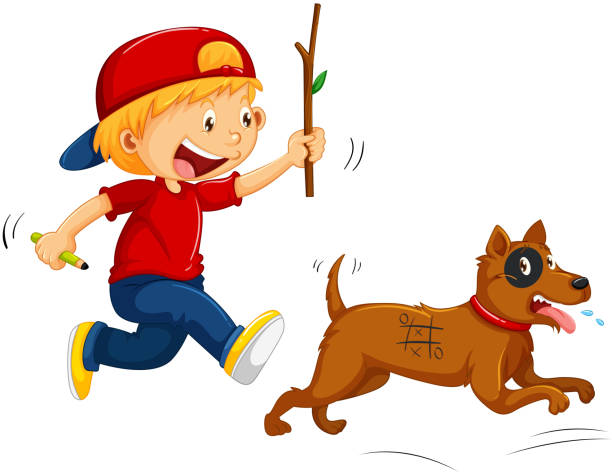 ilustrações, clipart, desenhos animados e ícones de menino brincando de cachorrinho - bullying child teasing little boys