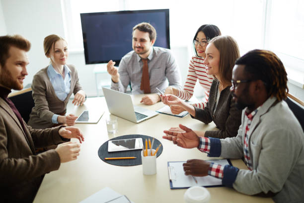istock Brainstorming in meeting room 656145760