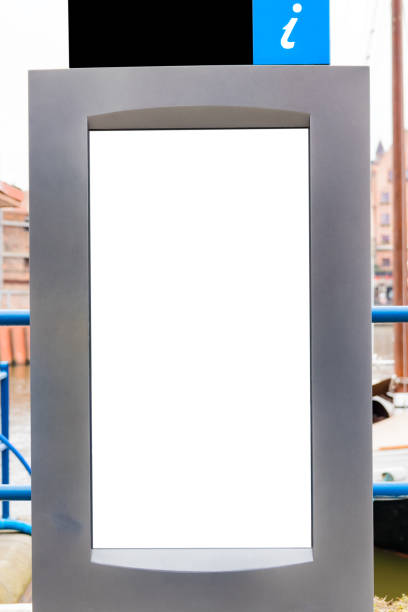 istock Blank advertisement board or billboard screen in the city. 656151992