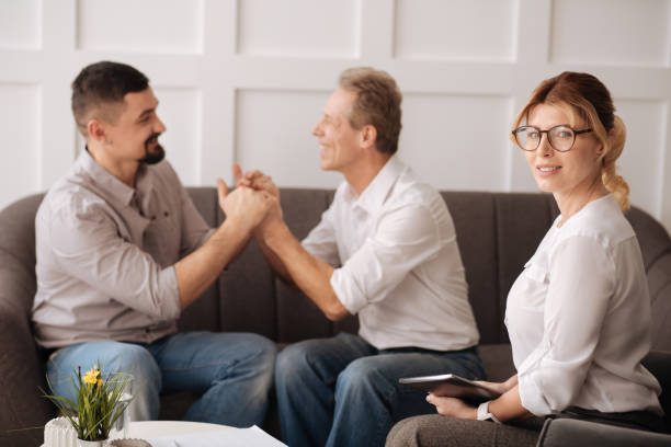 istock Positive professional psychologist looking at you 656152896