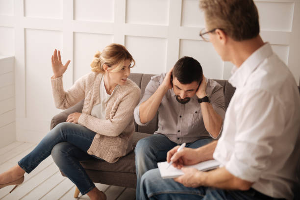 istock Emotional angry couple having a quarrel 656158198